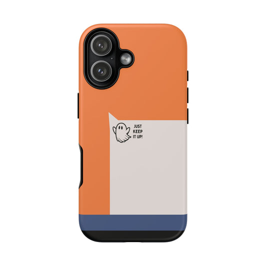 Cute ghost protective tough case for iPhone 17