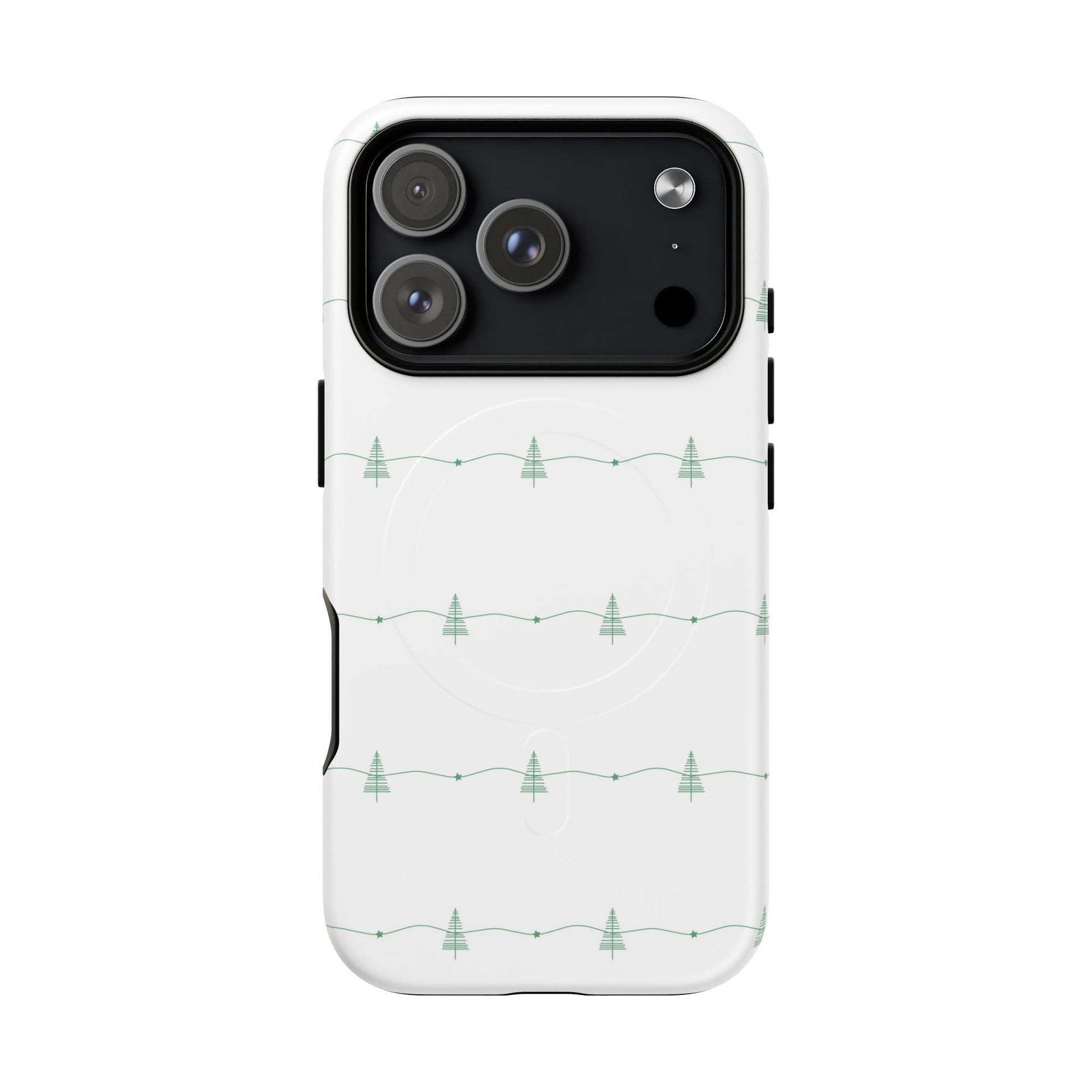 iPhone 17 Pro magsafe phone case - Christmas Tree Pattern