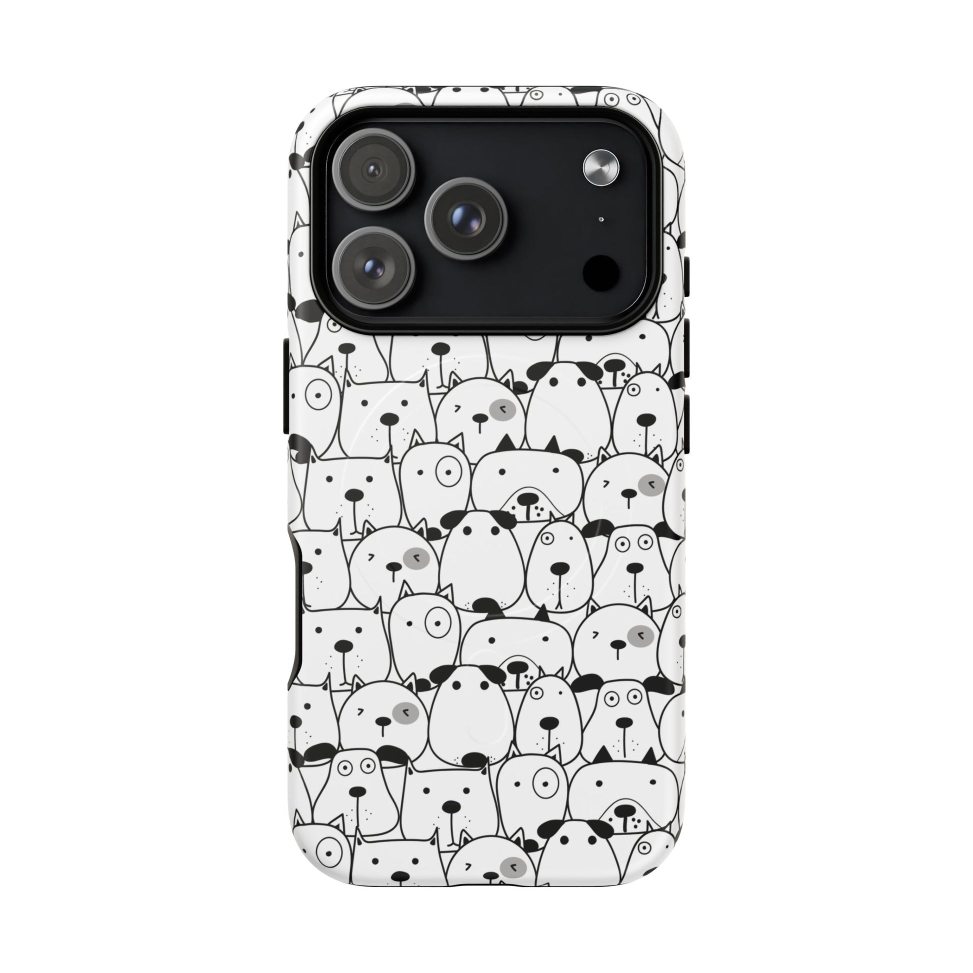 iPhone 17 Pro magsafe phone case - Cute Dogs Drawing