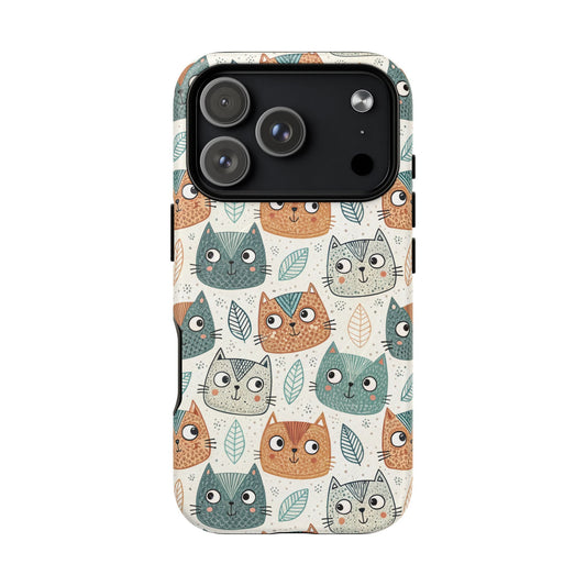 iPhone 17 Pro magsafe phone case - Cute Kitty Face