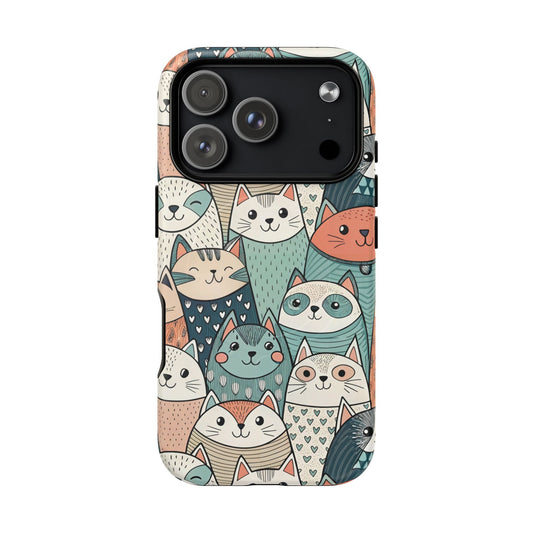 iPhone 17 Pro magsafe phone case - Group of Cute Animals