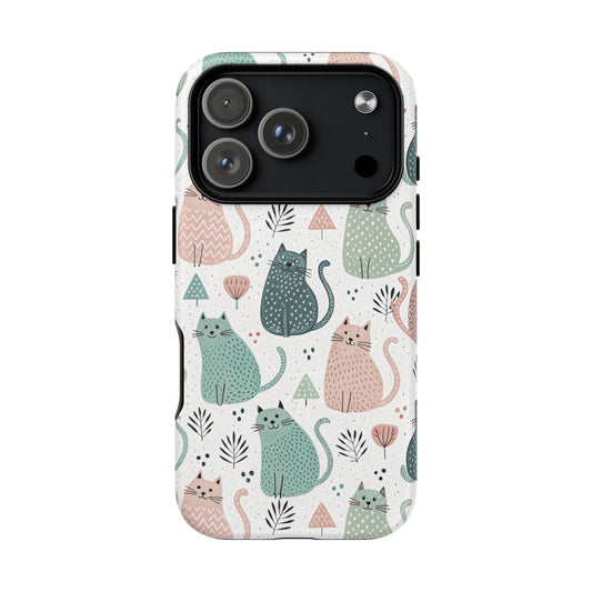 iPhone 17 Pro magsafe phone case - Hello Cats