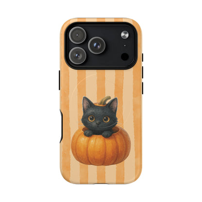 iPhone 17 Pro magsafe phone case - Kitty Big Pumpkin