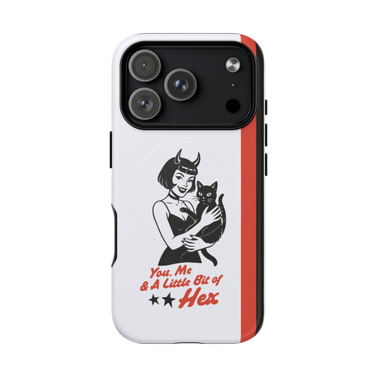 iPhone 17 Pro magsafe phone case - Lady and a Black Cat