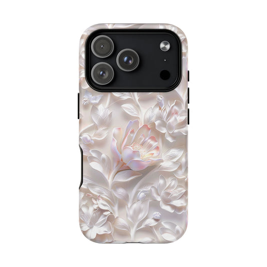 iPhone 17 Pro magsafe phone case - Realistic Pink Blossom