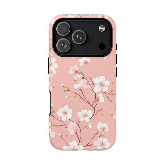 iPhone 17 Pro magsafe phone case - Sakura Bloom