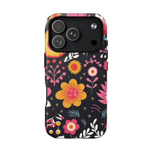 iPhone 17 Pro magsafe phone case - Vibrant Botanical