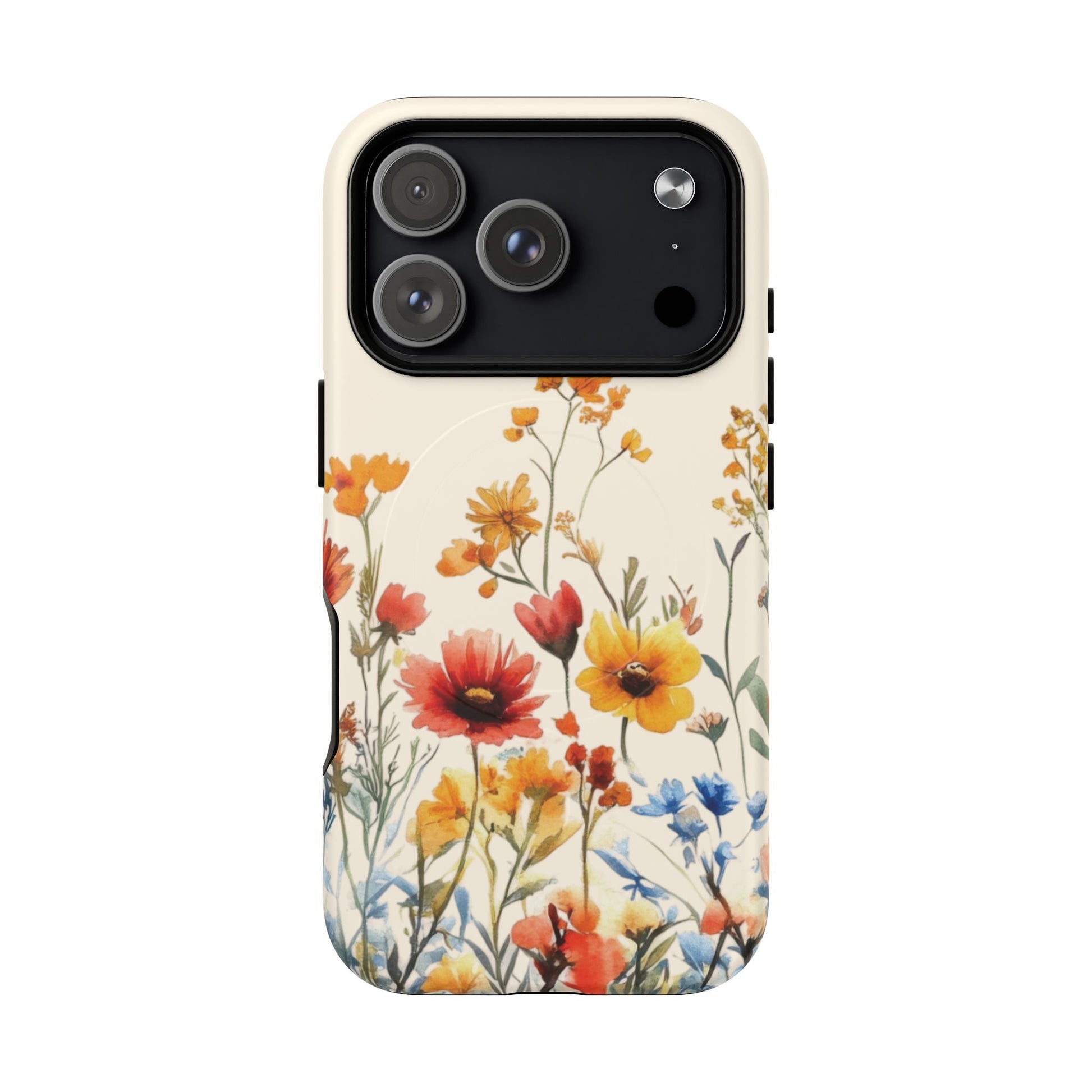 iPhone 17 Pro magsafe phone case - Watercolour Blossom