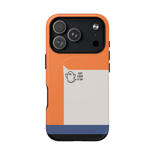 iPhone 17 Pro magsafe phone case - White Flying Ghost