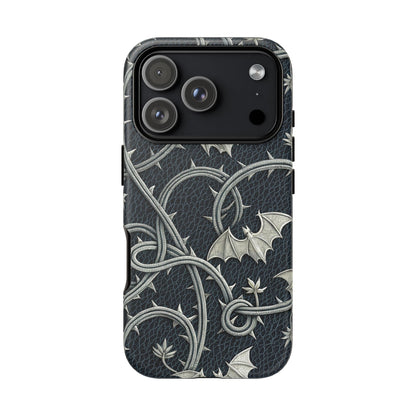 iPhone 17 Pro phone case - Bats and Thorny Plant