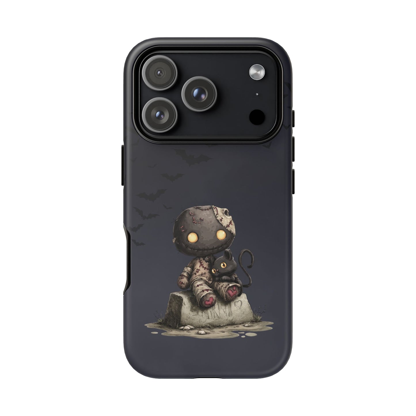 iPhone 17 Pro phone case - Black Cat and Toy