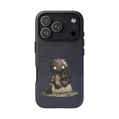 iPhone 17 Pro phone case - Black Cat and Toy