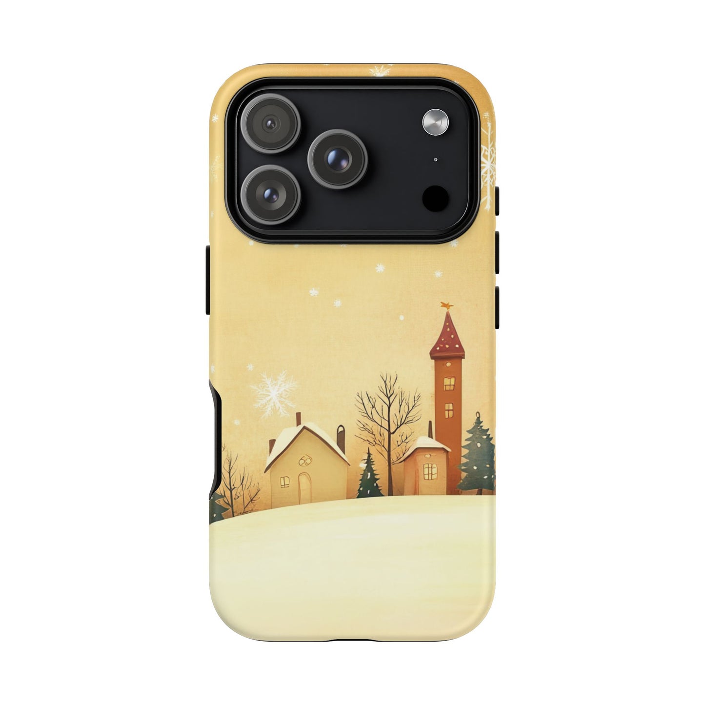 iPhone 17 Pro phone case - Charming Winter Village