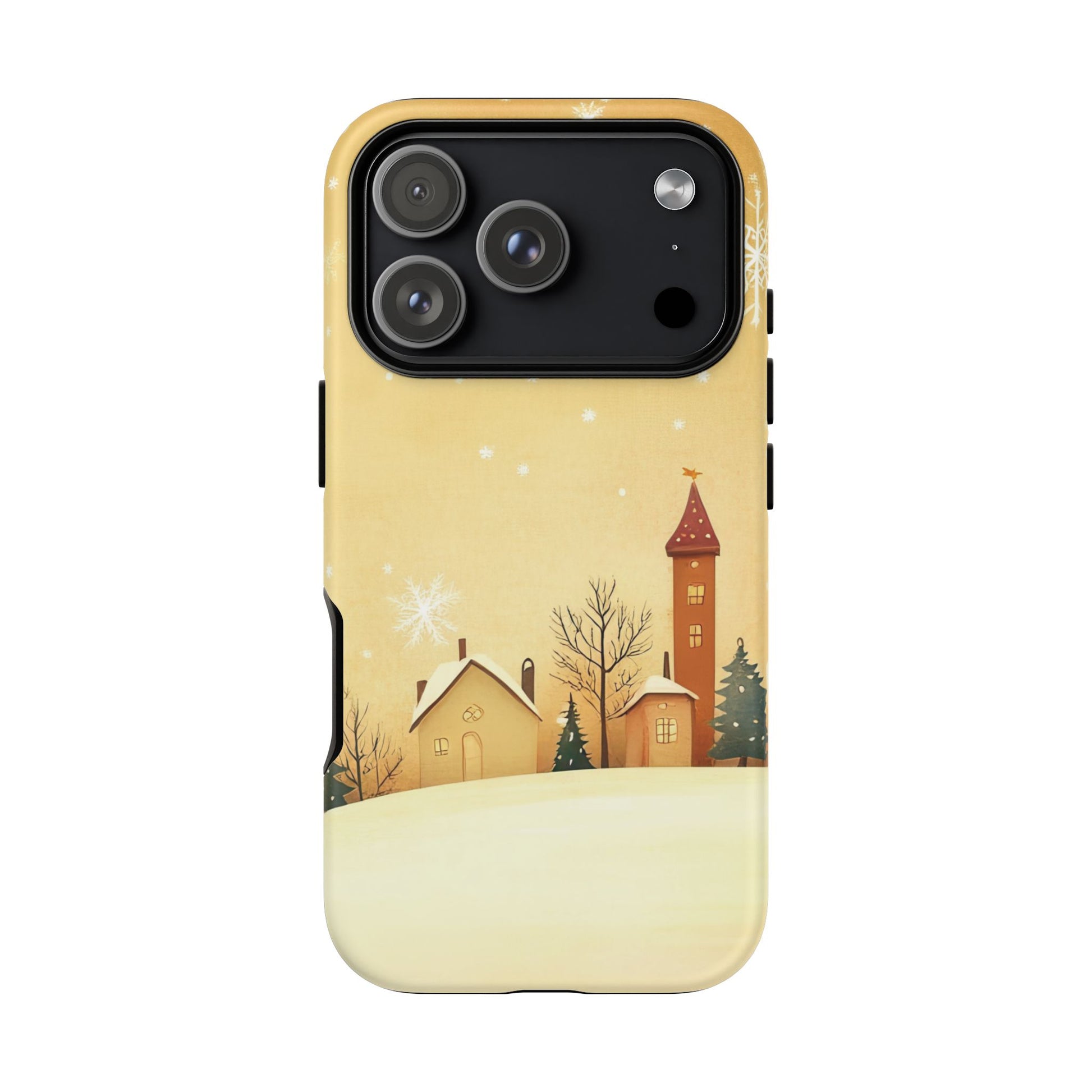 iPhone 17 Pro phone case - Charming Winter Village