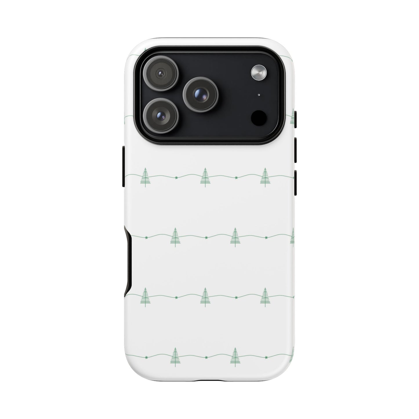 iPhone 17 Pro phone case - Christmas Tree Pattern