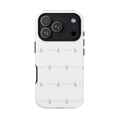 iPhone 17 Pro phone case - Christmas Tree Pattern