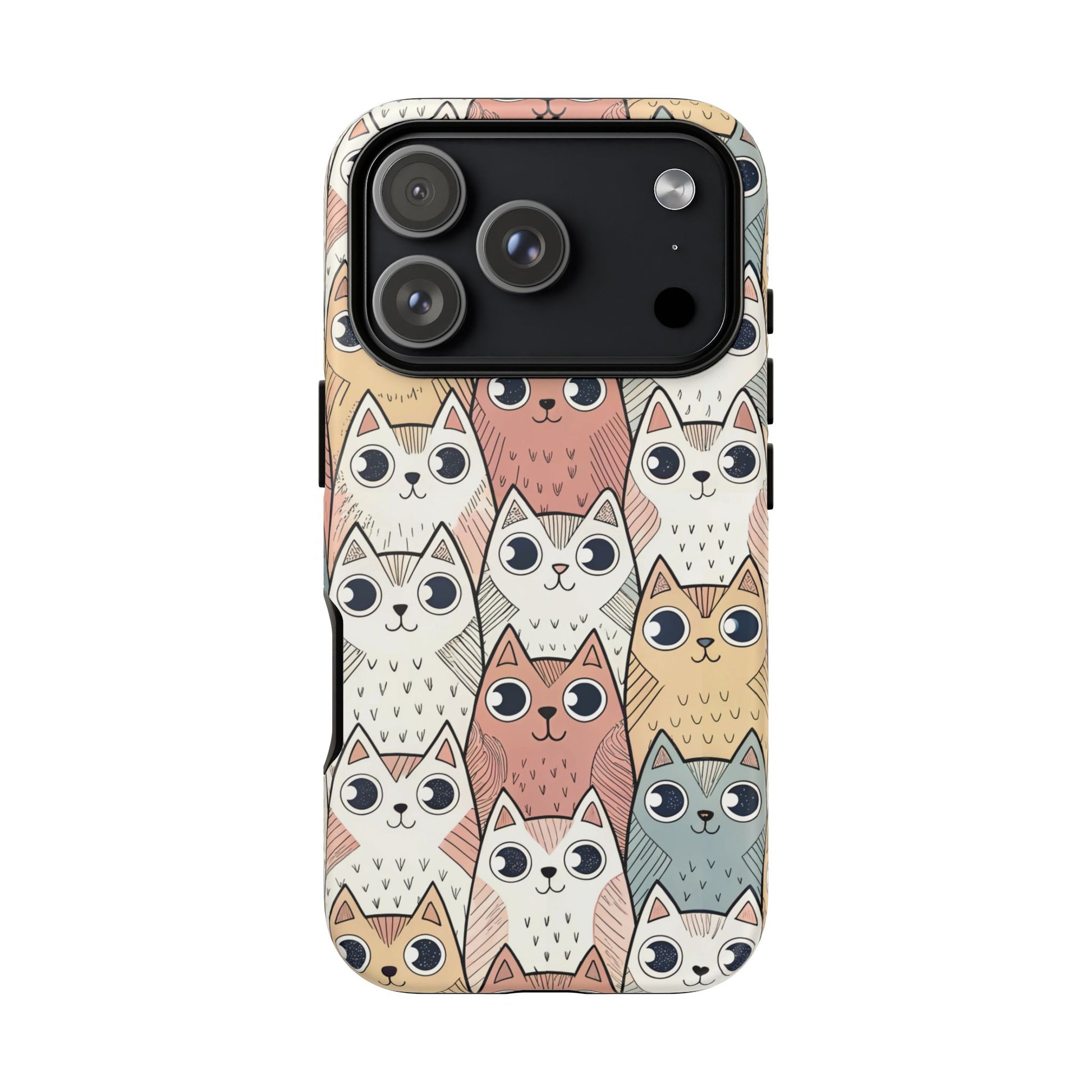 iPhone 17 Pro phone case - Colourful Kitties