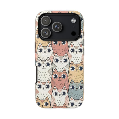 iPhone 17 Pro phone case - Colourful Kitties
