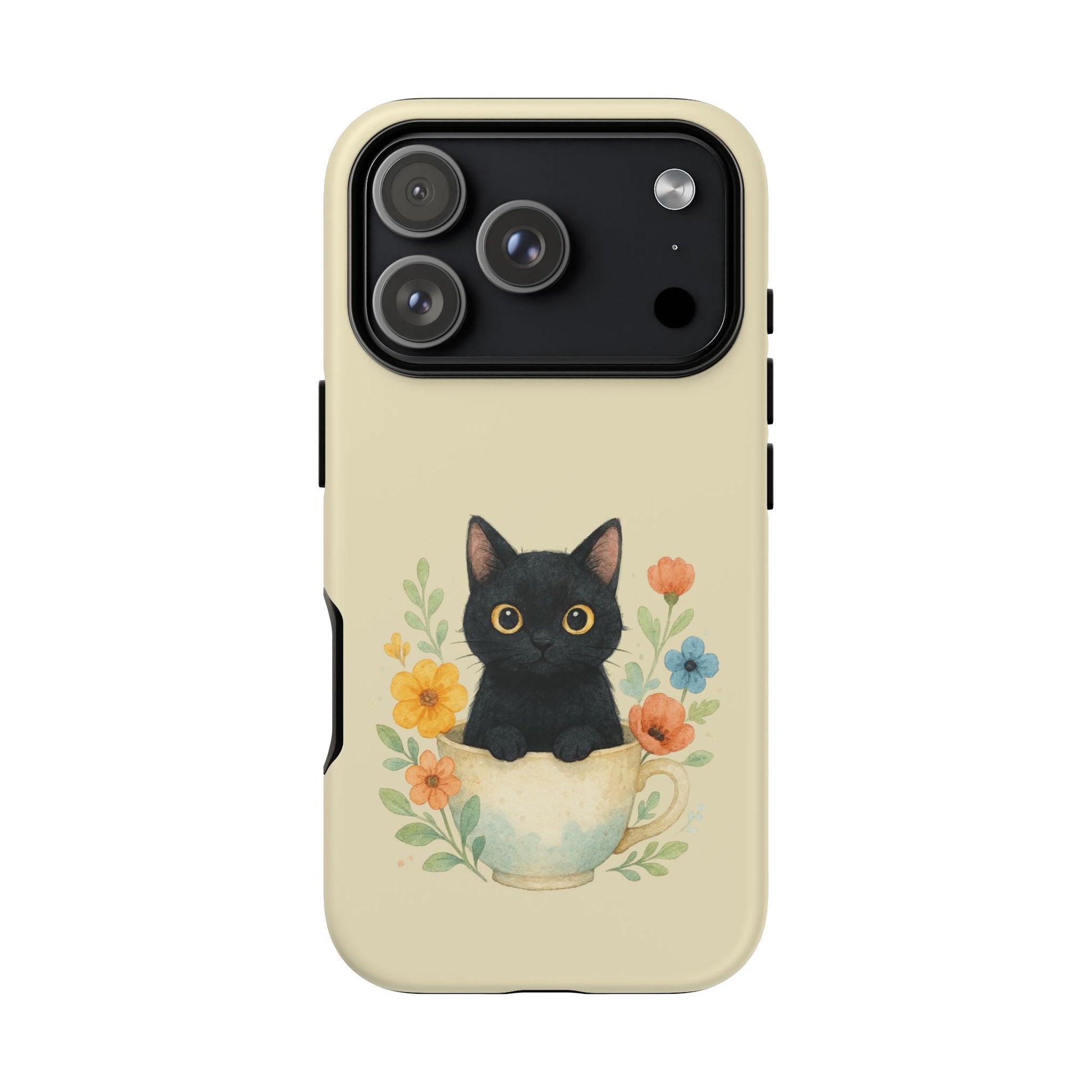 iPhone 17 Pro phone case - Cup Cat