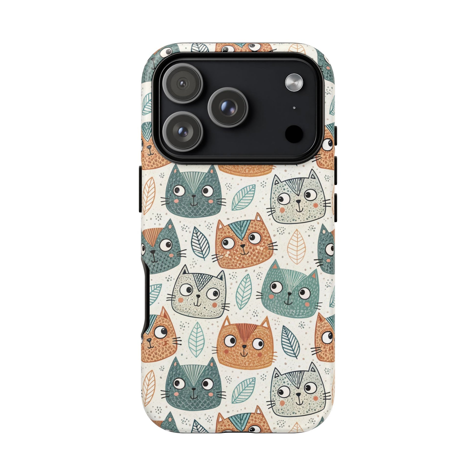 iPhone 17 Pro phone case - Cute Kitty Face