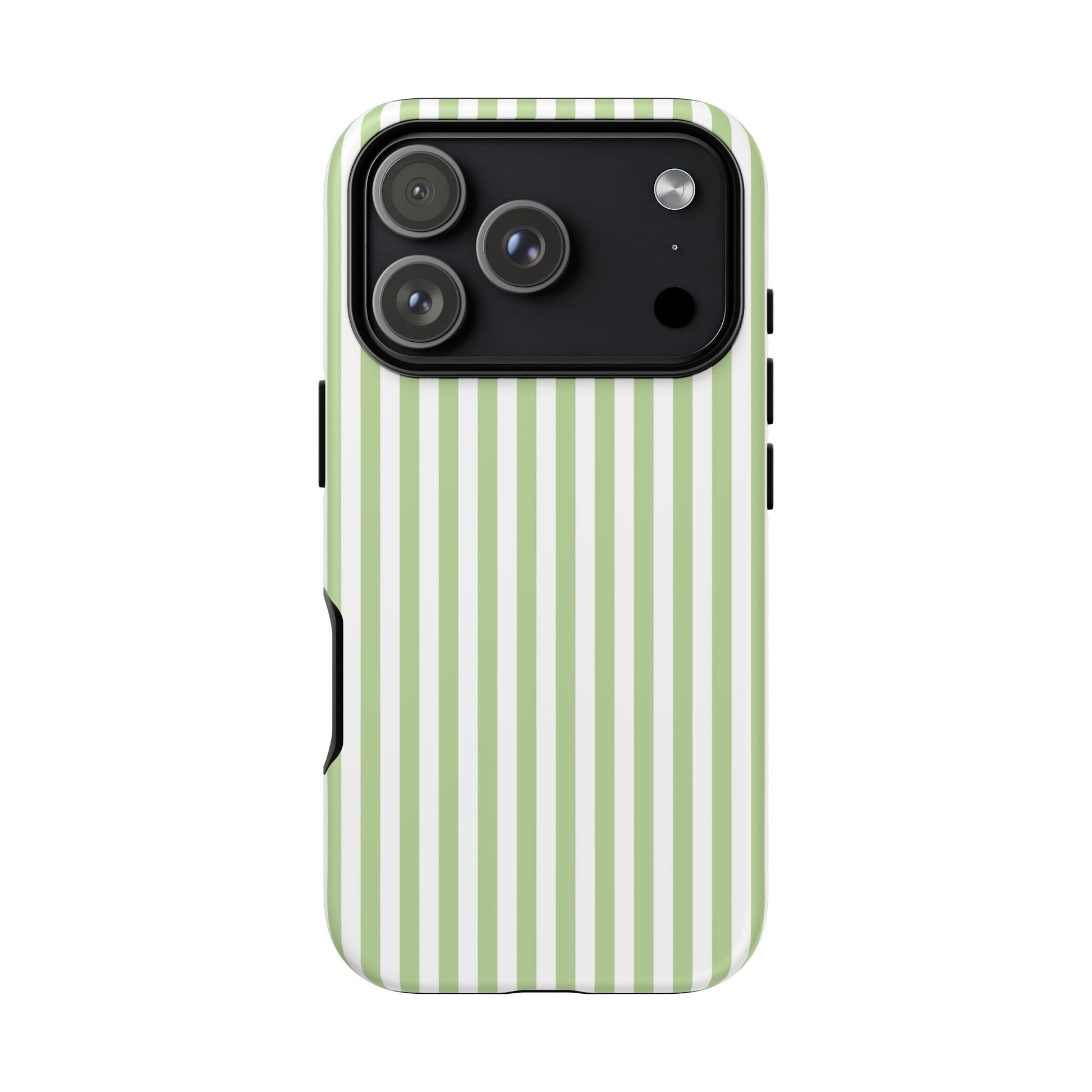 iPhone 17 Pro phone case - Green Stripes