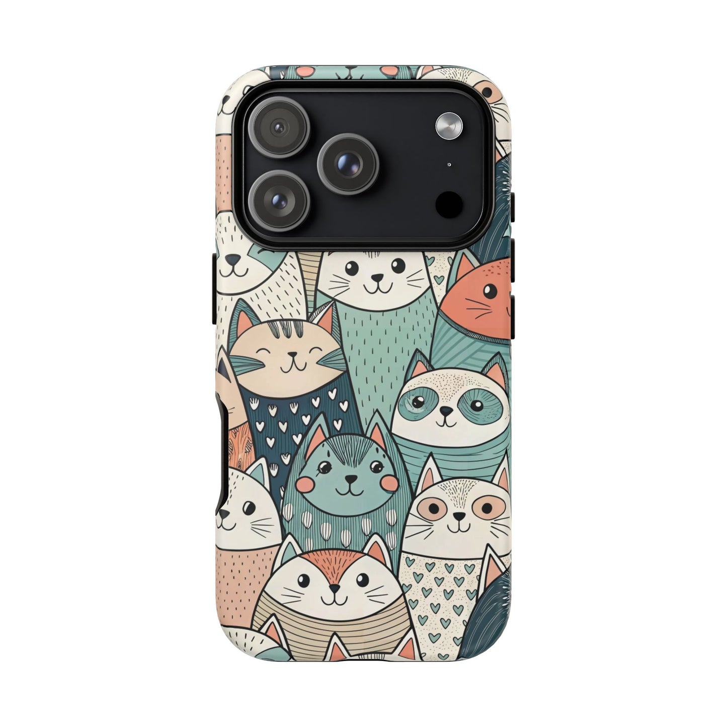 iPhone 17 Pro phone case - Group of Cute Animals