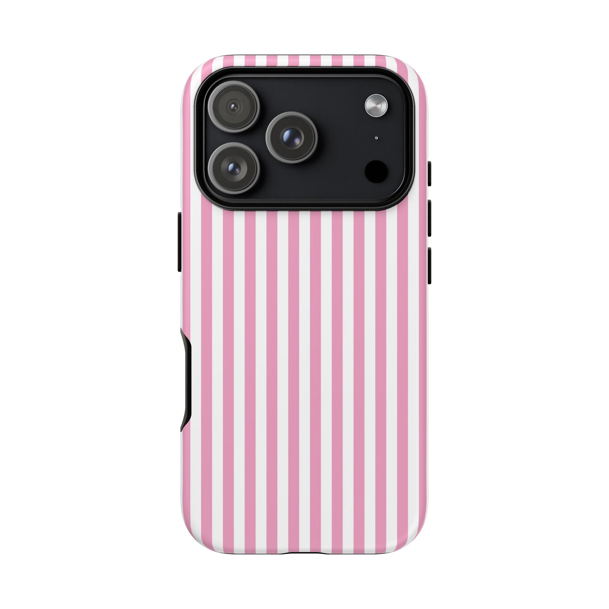 iPhone 17 Pro phone case - Pink Stripes