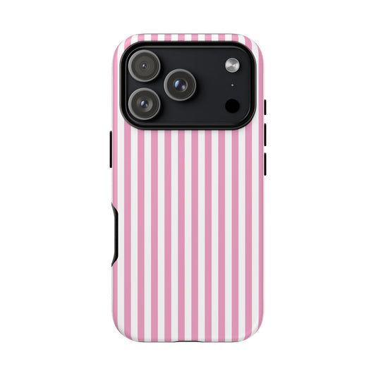 iPhone 17 Pro phone case - Pink Stripes