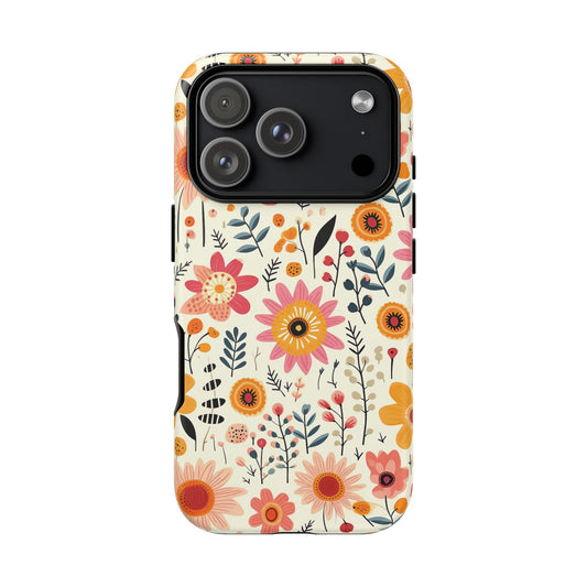iPhone 17 Pro phone case - Playful Bloom Motif