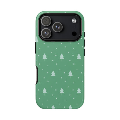 iPhone 17 Pro phone case - Retro Christmas Tree Pattern