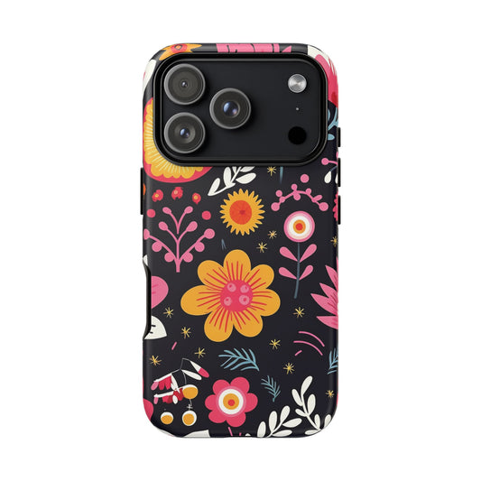 iPhone 17 Pro phone case - Vibrant Botanical