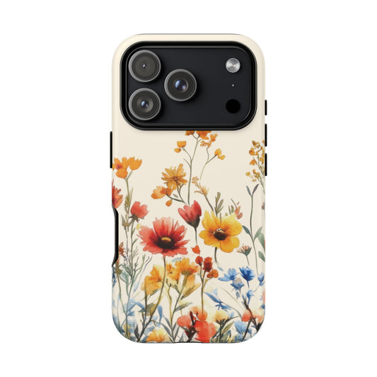 iPhone 17 Pro phone case - Watercolour Blossom