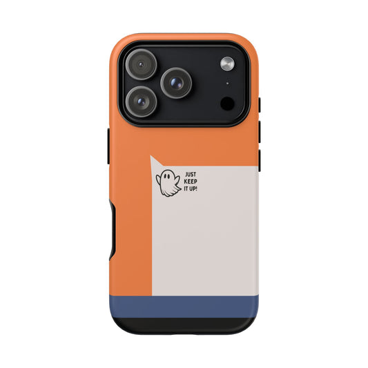 iPhone 17 Pro phone case - White Flying Ghost