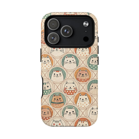 iPhone 17 Pro magsafe phone case - Kawaii Cats