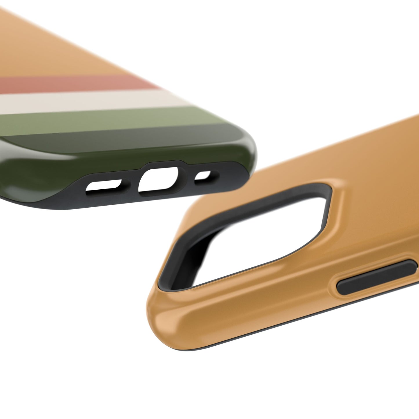 Mintocase Autumn collection warm ochre and terracotta tough phone case