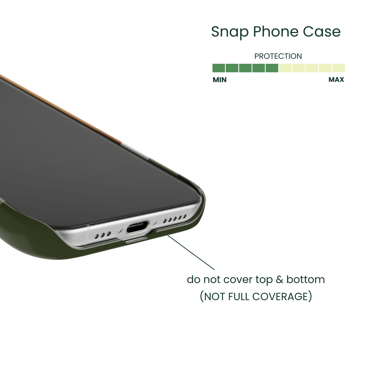 Modern nature inspired slim case featuring a sophisticated earthy palette