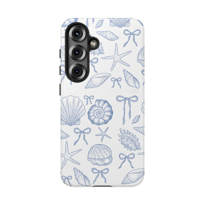 Nautical coquette tough case for iPhone and Samsung