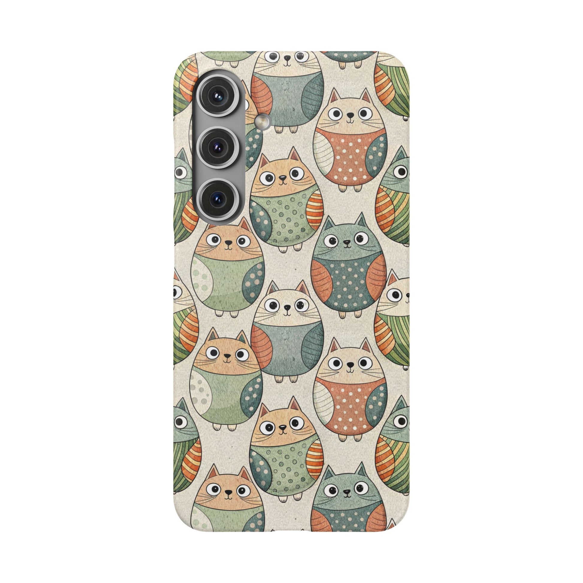 Samsung Galaxy S24 snap phone case - A Pounce of Cats