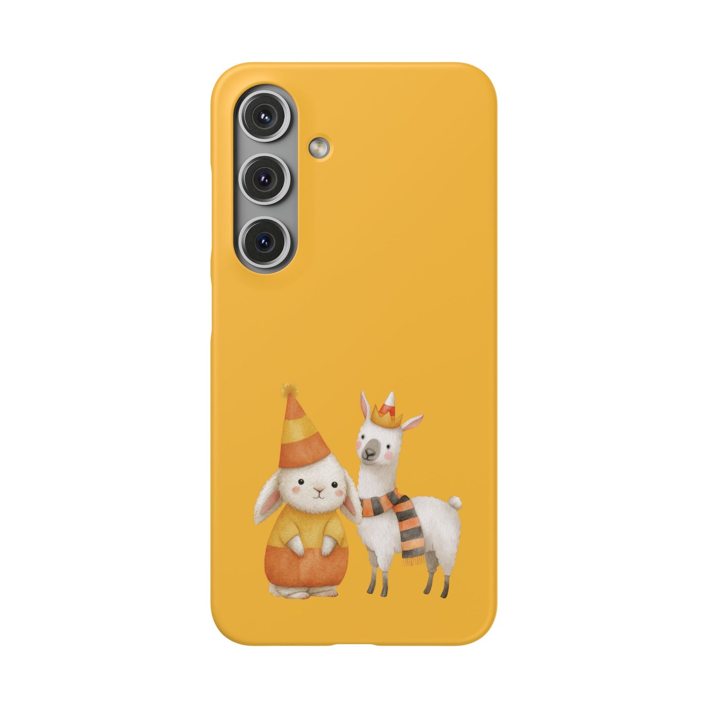 Samsung Galaxy S24 snap phone case - Cute Rabbit and Llama