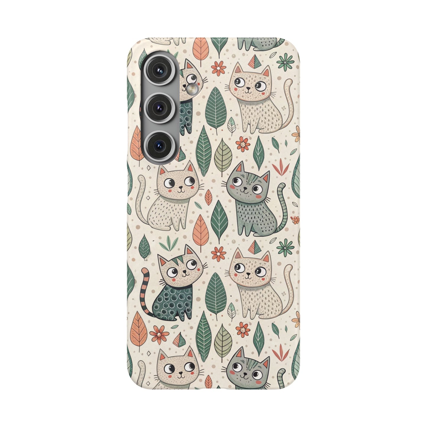 Samsung Galaxy S24 snap phone case - Sweet Cats