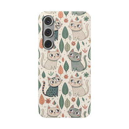 Samsung Galaxy S24 snap phone case - Sweet Cats