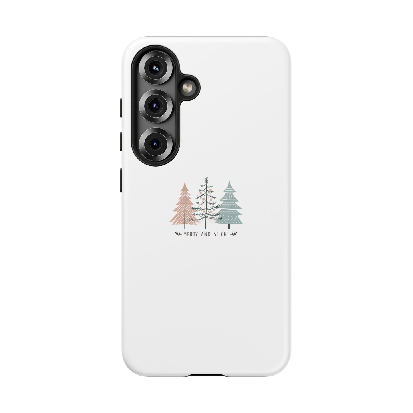 Samsung Galaxy S25 phone case - Boho Christmas Tree