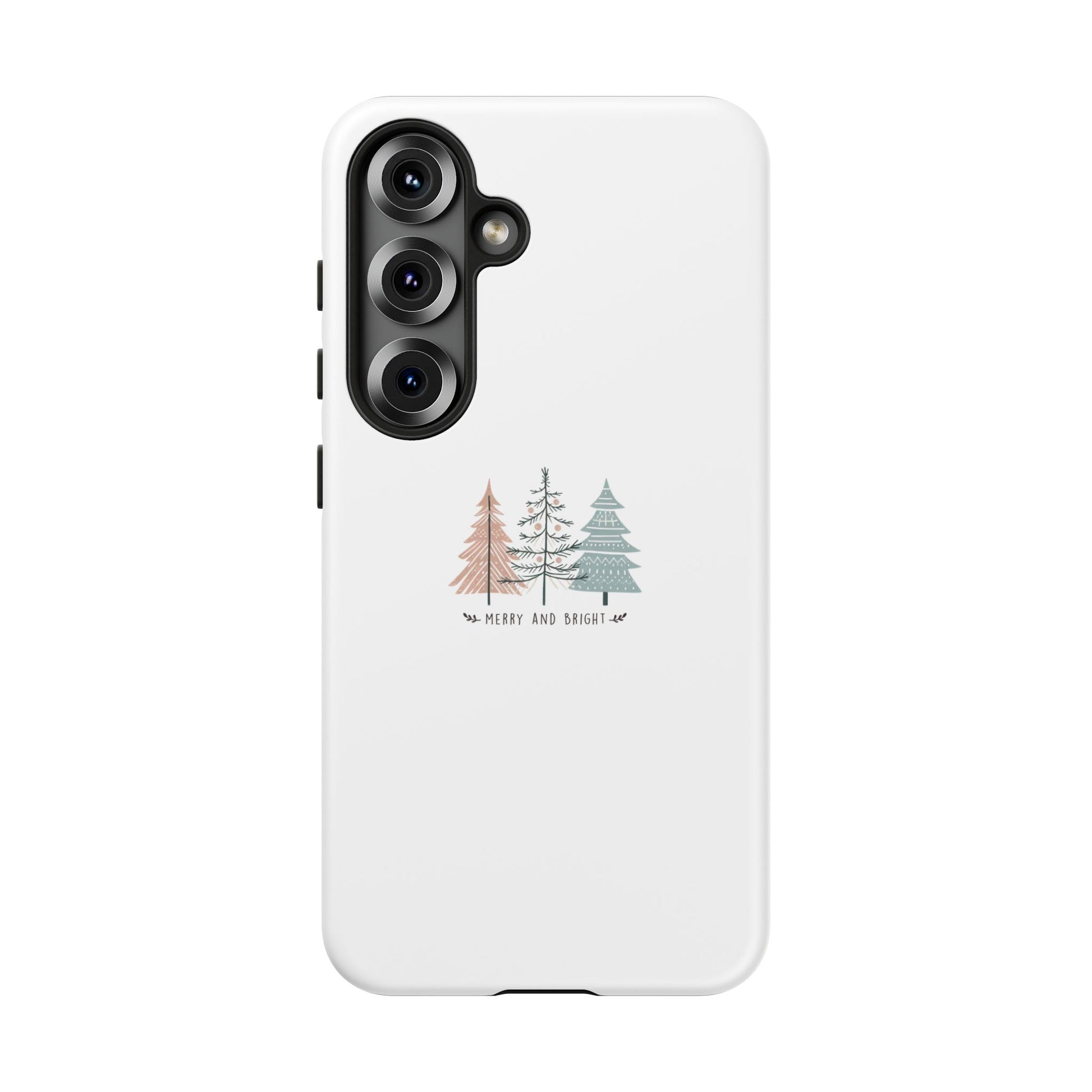 Samsung Galaxy S25 phone case - Boho Christmas Tree