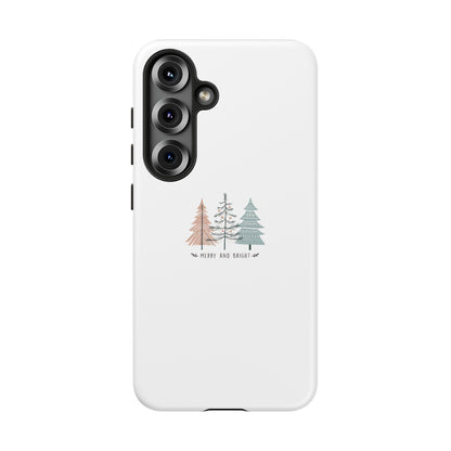 Samsung Galaxy S25 phone case - Boho Christmas Tree
