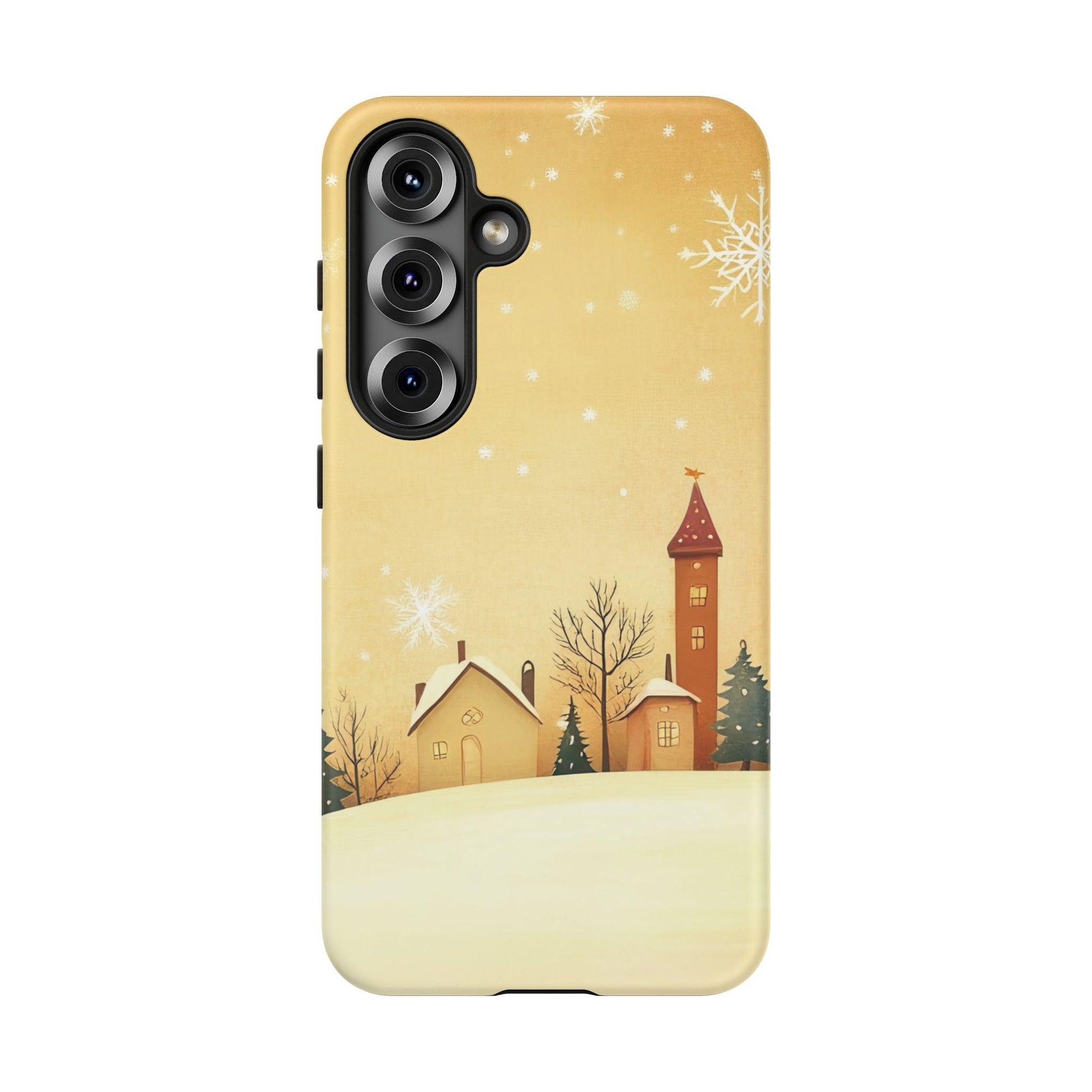 Samsung Galaxy S25 phone case - Charming Winter Village