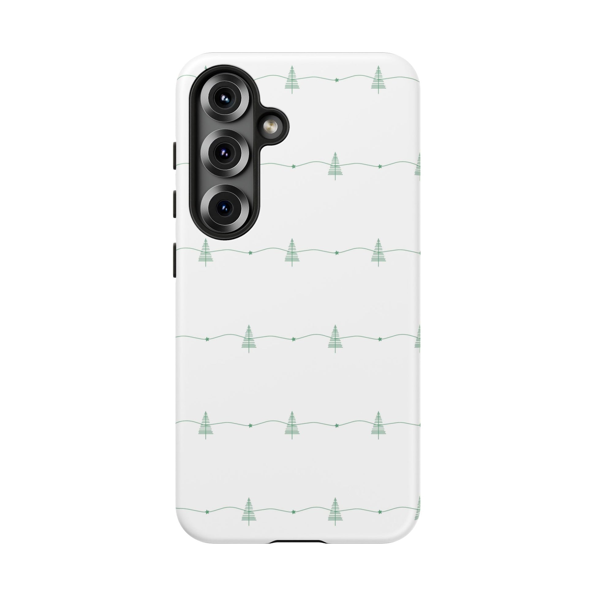Samsung Galaxy S25 phone case - Christmas Tree Pattern