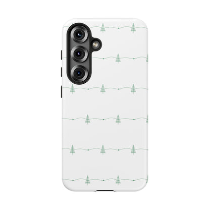 Samsung Galaxy S25 phone case - Christmas Tree Pattern