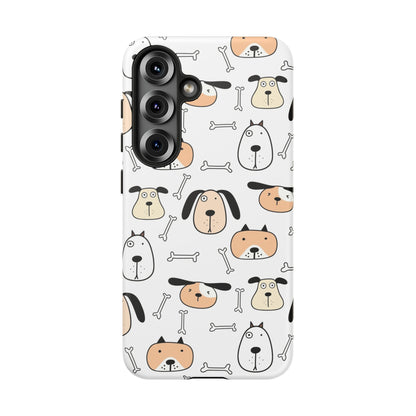 Samsung Galaxy S25 phone case - Cute Dogs & Bones