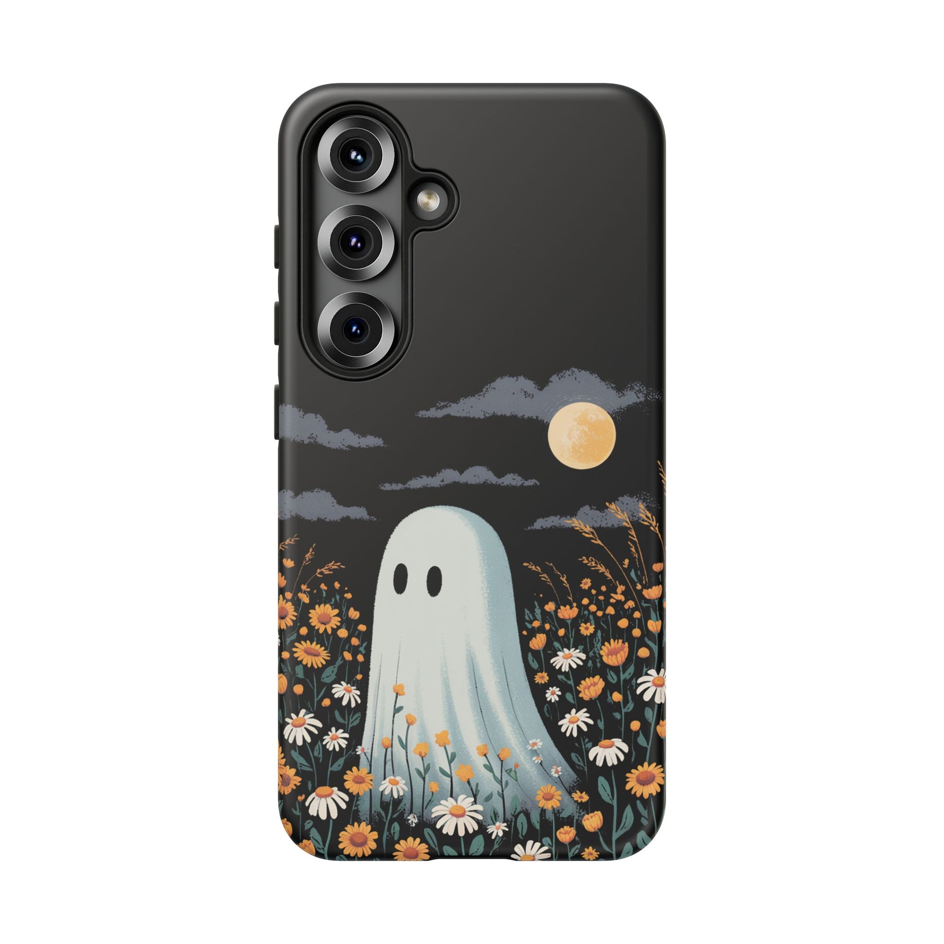Samsung Galaxy S25 phone case - Ghost Under Moonlight