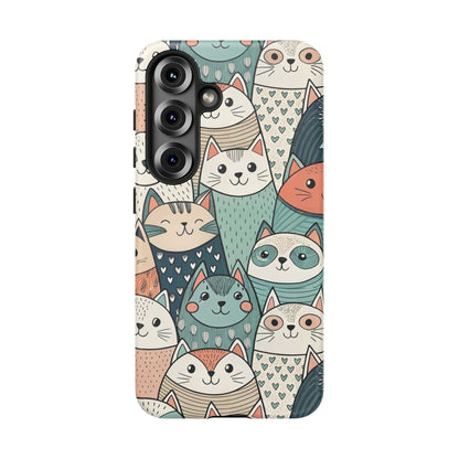 Samsung Galaxy S25 phone case - Group of Cute Animals